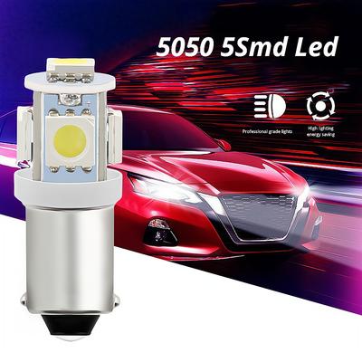 2X SAMOCHODOWE LED Żarówki Festonowe Kopułkowe Do Drzwi Ba9s 5Smd 5050 T11 T4W Białe Czerwone 182 Żarówka Obrysowa Samochodowa Do Cofania Światło Tylne W5W Wodoodporne