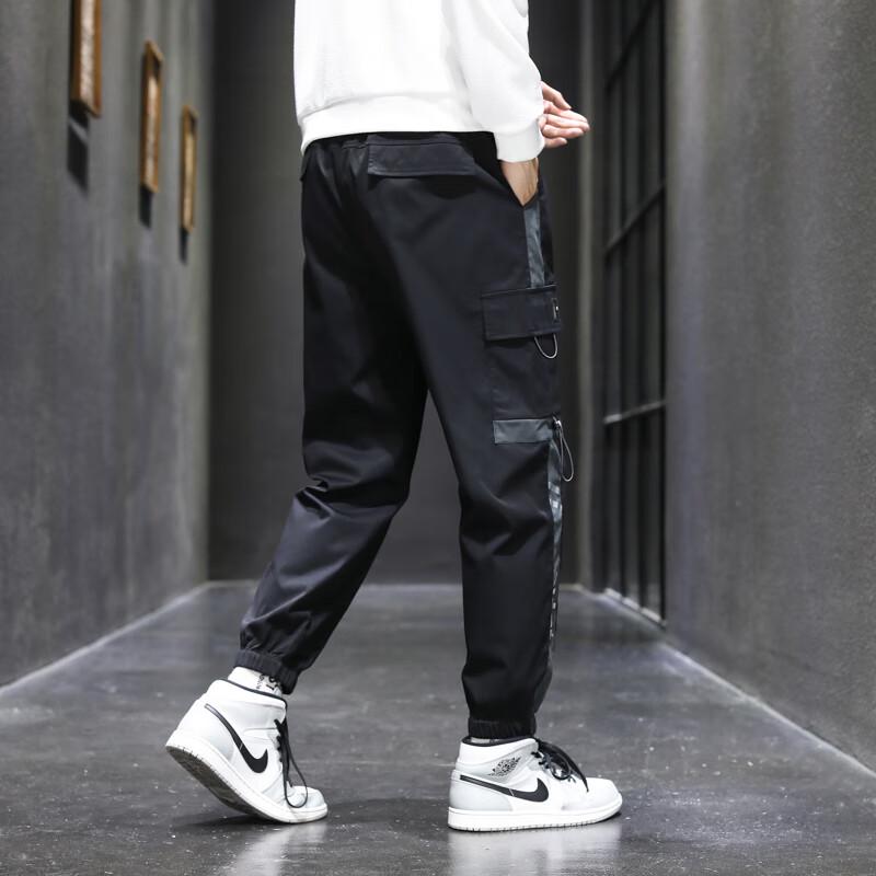Top Youth Men's Fleece Lined Cargo Jogger Pants
