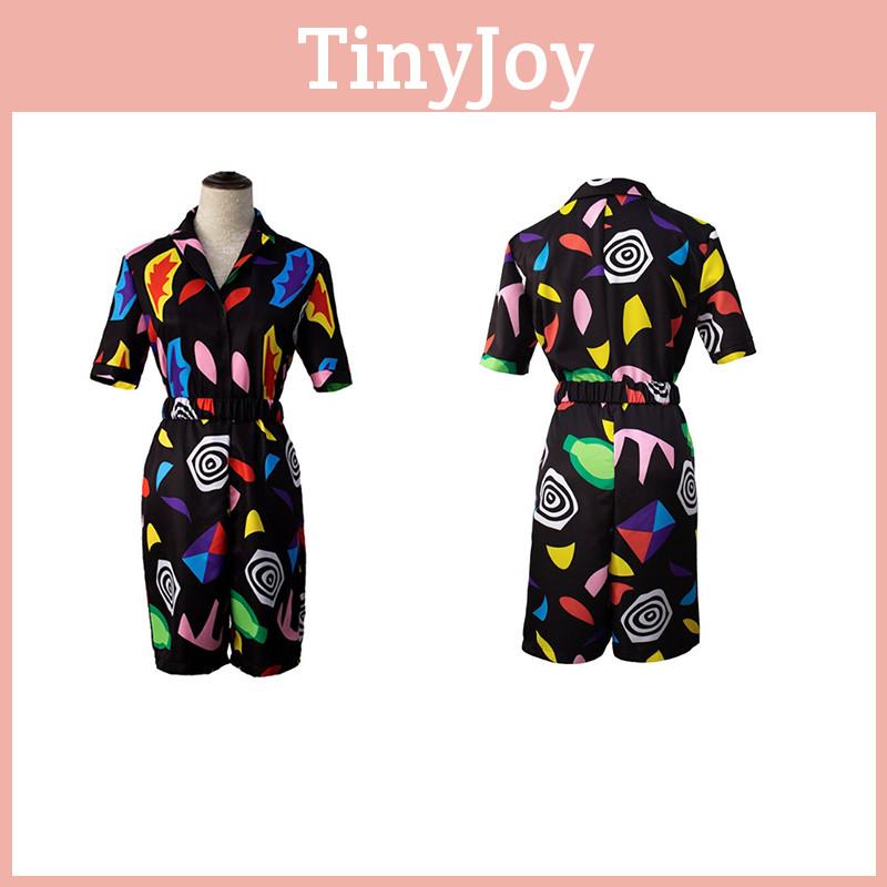 Mall Girl Women Eleven Cosplay Costume Jumpsuit T Shirt Dress Halloween