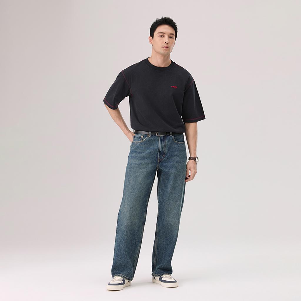 Levis Loose American Casual Short Sleeve T-Shirt Unisex tops 006PS-0002