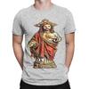Heiligstes Herz Jesu Göttliche Segnung Design Lustig 100% Baumwolle T-Shirt Jesus T-Shirts Oberteile Für Unisex