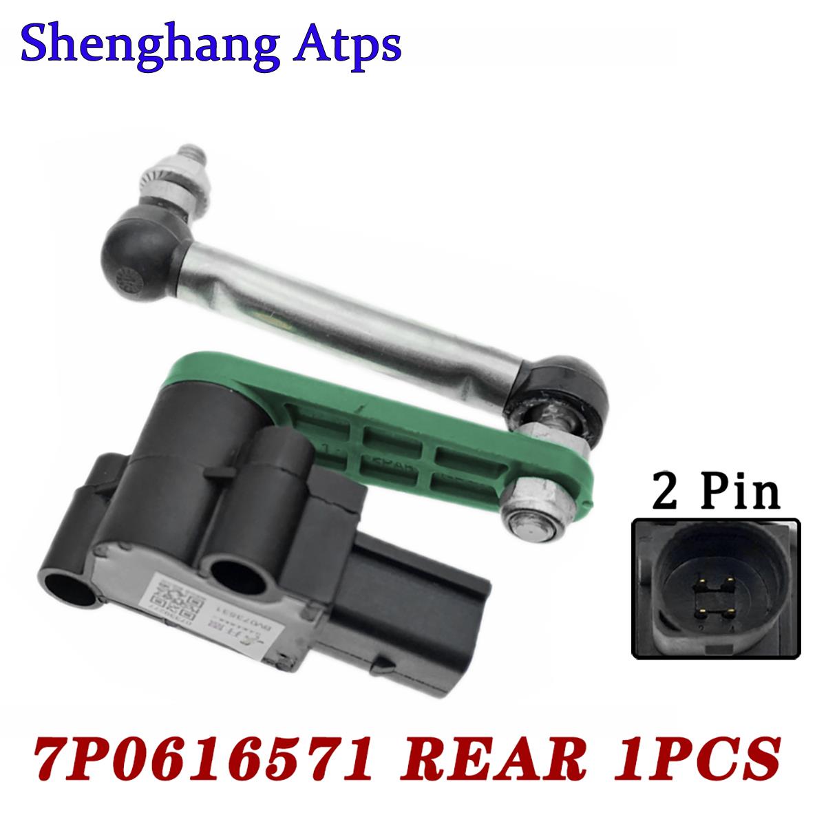 7P0616214 95834107600 7P0616213 95834107500 7P0616571 95833107700 Height Level Sensor For Porsche Cayenne 958 92A For VW Touareg REAR 1pcs