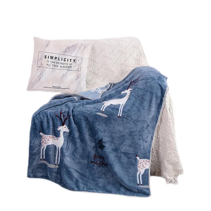 

Pin Fan Portable Cotton Silk Blend Blanket