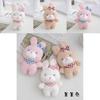 Charming Plush Bear Keychain Toy Cute Rabbit Bag Ornament Gift