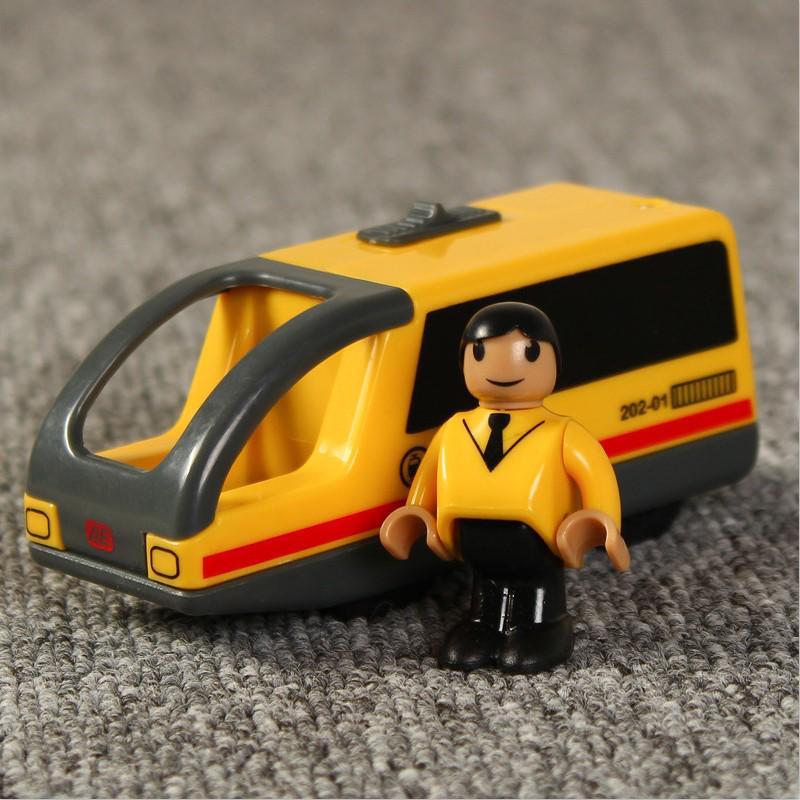 Magnetic Electric Train Engine Toy for Kids - Compatible with All Wooden Tracks