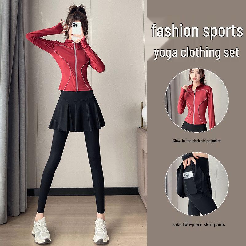 2024 Women's Quick-Dry Yoga & Running Sportswear Set - High-End, Fashionable Ins Style Gym Suit