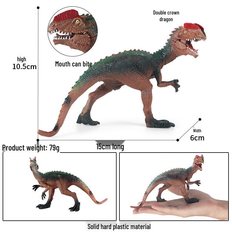 Dinosaur Model Set: T. Rex, Spinosaurus, Mosasaurus, Stegosaurus, Triceratops Cognitive Toys