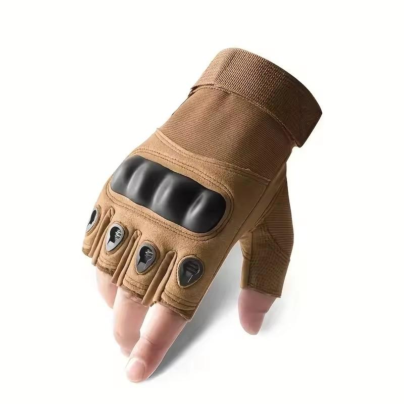 1 Paar Herren Taktische Daumen Taktische Fingerlose Handschuhe für Outdoor-Sportarten Schießen Jagd Airsoft & Radfahren