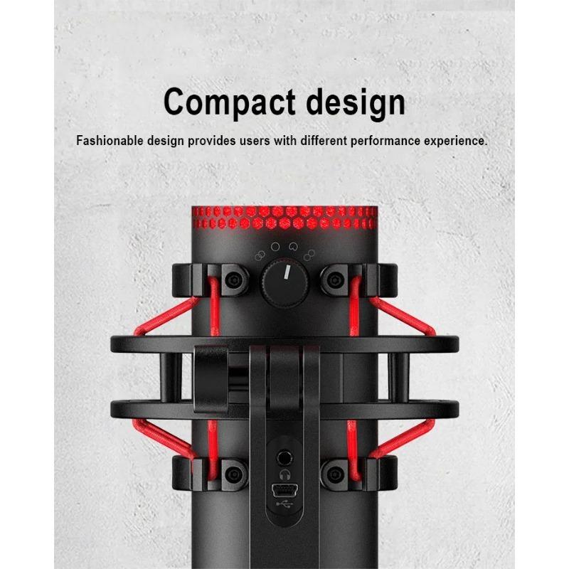 HyperX QuadCast / SoloCast USB Condenser Gaming Microphone Anti-Vibration Shock Mount Four Polar Patterns For PC PS4 PS5 and Mac