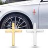 Христианская наклейка на автомобиль 3D значок самоклеящаяся эмблема из сплава наклейка для кузова крыла хвоста для покрытия царапин металлическая автоаксессуар