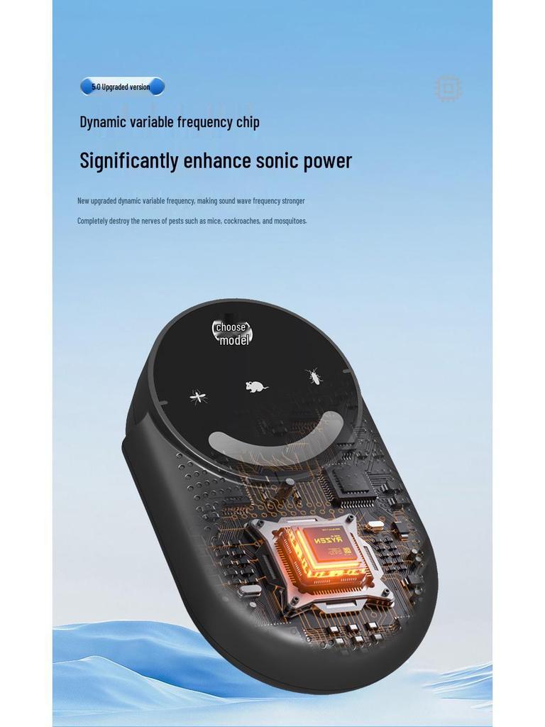 2024 Ultrasonic Multifunctional Smart Home Mouse & Mosquito Repeller