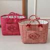Folding Fabric Storage Basket Handheld Clothes Toys Storage Basket  Laundry Room