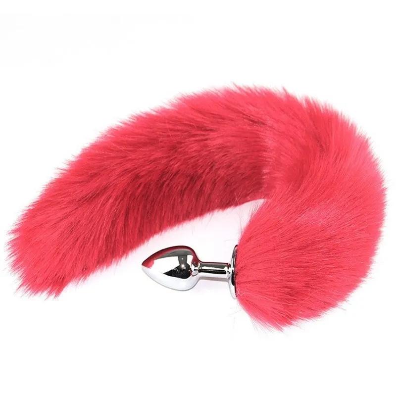 Sexy Fox Tail Anal Plug Anal Toy For Women Adult Sex Product Men Butt Plugs Stainles Steel Anal Plug Cosplay Sex Toys For Couple