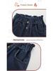 Malwee Girls' Summer Jeans: European & American Style, Elastic Waist, Cute Design for Small To Medium Children