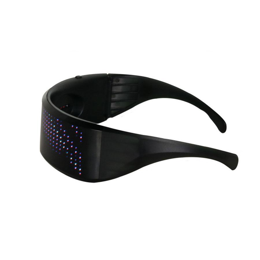 Electronic DIY Magic Bluetooth LED Glasses Shining USB Charge Eyewears