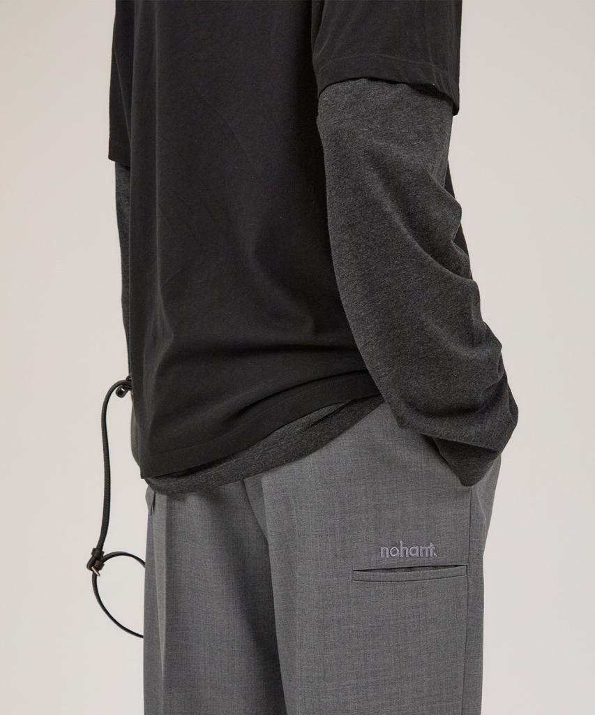 NOHANT Layerd T-Shirts Set Black