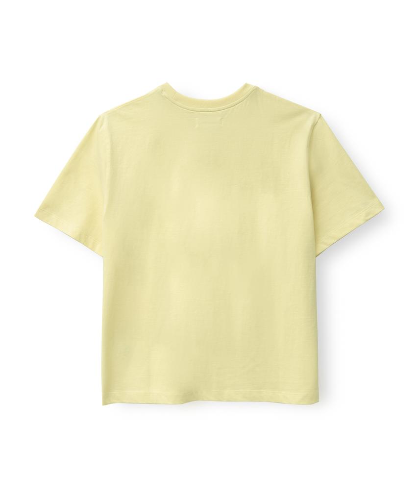 Beulaunyadeu Waist-Cut T-Shirt, Light Yellow