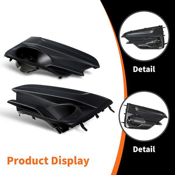 1 Pair Fog Light Covers for 17-19 Subaru Impreza (57731FL20A, 57731FL21A)