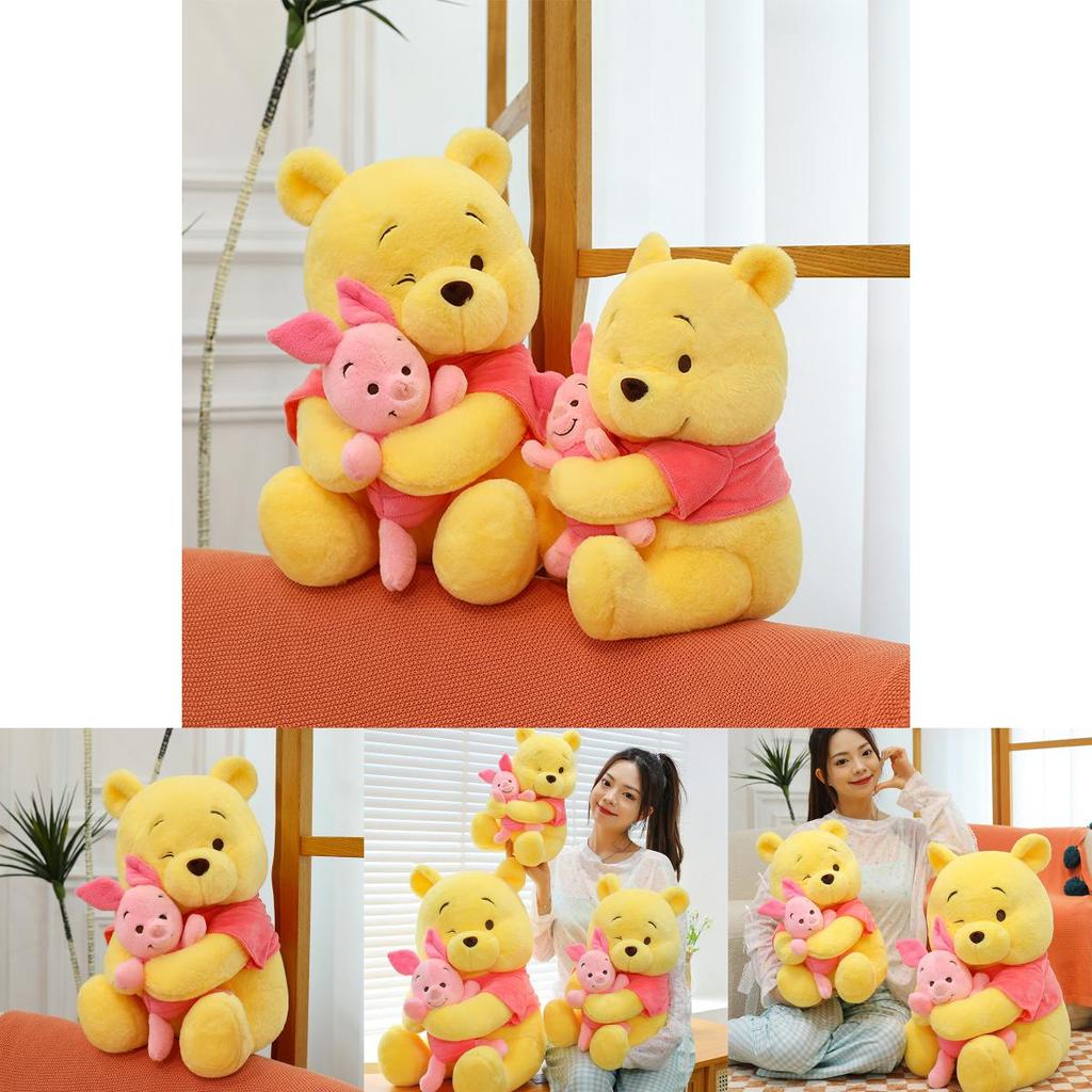 Piglet Pooh Plush Toy Soft Stuffed Animal For Kids Bedroom Decor