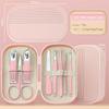 Luxury Beauty Nail Clipper Set 14-Piece Carbon Steel Durable Portable Manicure Tools Custom Logo Plastic Box for Women Nail Art