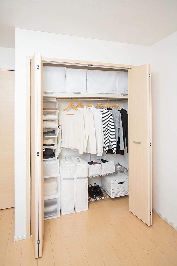 Towa Sangyo MSC 2-Way Multi-Purpose Closet Storage for Clothes and Accessories, Set of 2