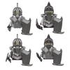 Military Building Blocks Solider Figures Movie Science Fiction Series Weapons Shield Knight Toys Gifts Medieval Mini Bricks MOC