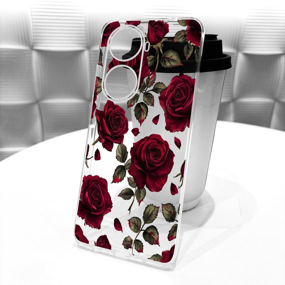 Für Huawei Nova 11i 11 Pro Nova 12 SE 11 SE Handyhülle Klar Weicher TPU Stoßfänger Abdeckung Cooles Cartoon Luxus Schmetterling Blume Funda