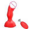 Anal Sex Toy Rose Vibrator for Women Remote Control Butt Plug with 10 Modes Vibrating Prostate Massager Silicone Stimulator