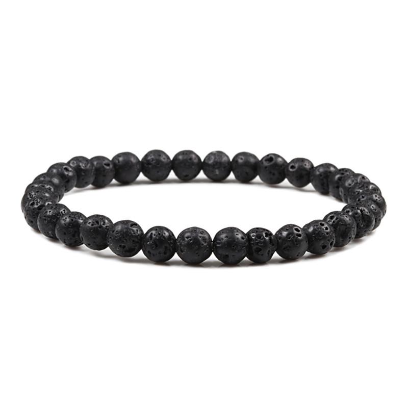 Natural Stone Malachites Beaded Bracelet Men Classic Round Picture Beads Women Jewelry Yoga Meditation Rosary Bangles Gifts