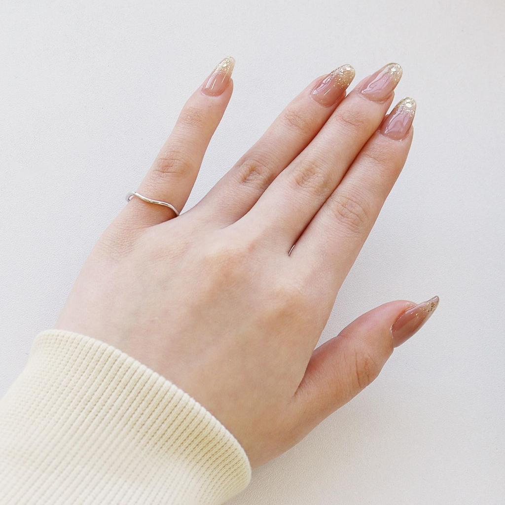 Lala Christie Dam Rosa Liten Ring, Silver 925, Vågformad Design, Storlek 3