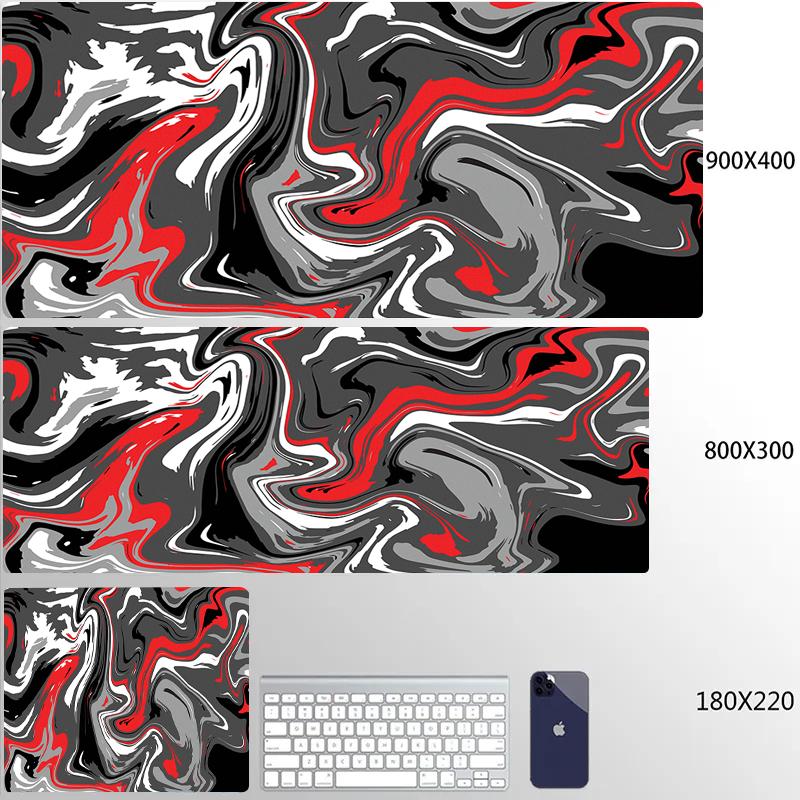 Tappetino Mouse Strata Liquid 900x400 Computer Laptop Anime Tappetino Tastiera Mouse XXL Tappetino Mouse Grande Tastiere Giocatori Decorazione Tappetino Scrivania