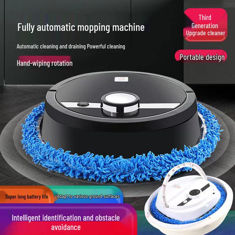 Intelligent Dual-Purpose Mopping Robot: Wet/Dry Cleaning with USB Charging
