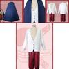 One Piece Shanks Cosplay Costume Cloak Outfit Xmas Carnival Role Play Kids Adult