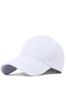 NCFBAG Cap Cotton Adjustable UV Protection Plain M White Women's 100%