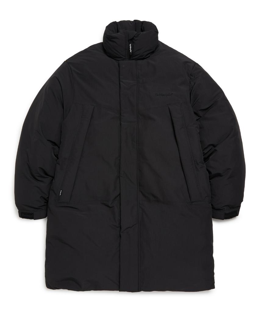 Mark Gonzales Sign Logo Long Padded Jacket - Black