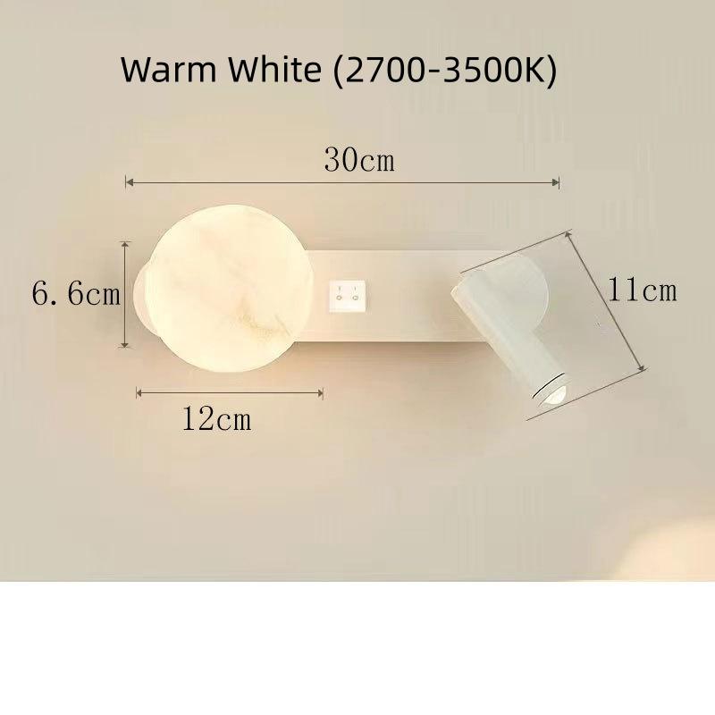 Modern Minimalist Wall Lamp Black/White Living Room Sofa Background Wall Decorative Lamp Luxury Bedroom Bedside Reading Light