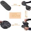 Lot de 2 paniers à linge pop-up pliables noirs – grande capacité, maille respirante, portable
