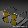 New Vintage Square Small Sunglasses Women Luxury Brand Metal Frame Sun Glasses Rectangle Driving Eyeglasses Fishing Eyewear Men