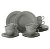 Coffee Set Seltmann Weiden Beat Color Glaze Pearly Gray, 18 Pcs.