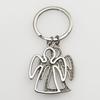 Trendy Angel Wing Keyring Protective Amulet for Men Women Backpack Pendant Decor