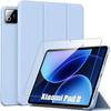 Case + Tempered Glass for Xiaomi Pad 8 / 8 Pro 11.2" - Shockproof with Smart Cover - Blue