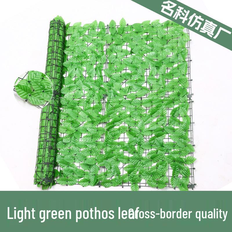 Artificial Green Ivy Rattan Fence for Balcony and Exterior Walls