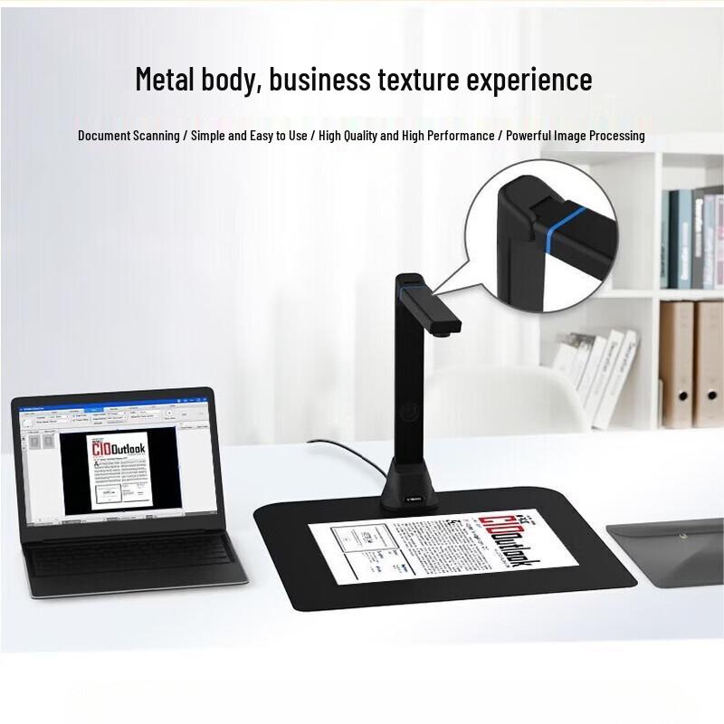 Vershan A3 13MP Portable Book Scanner with OCR CN plug (adapter included)