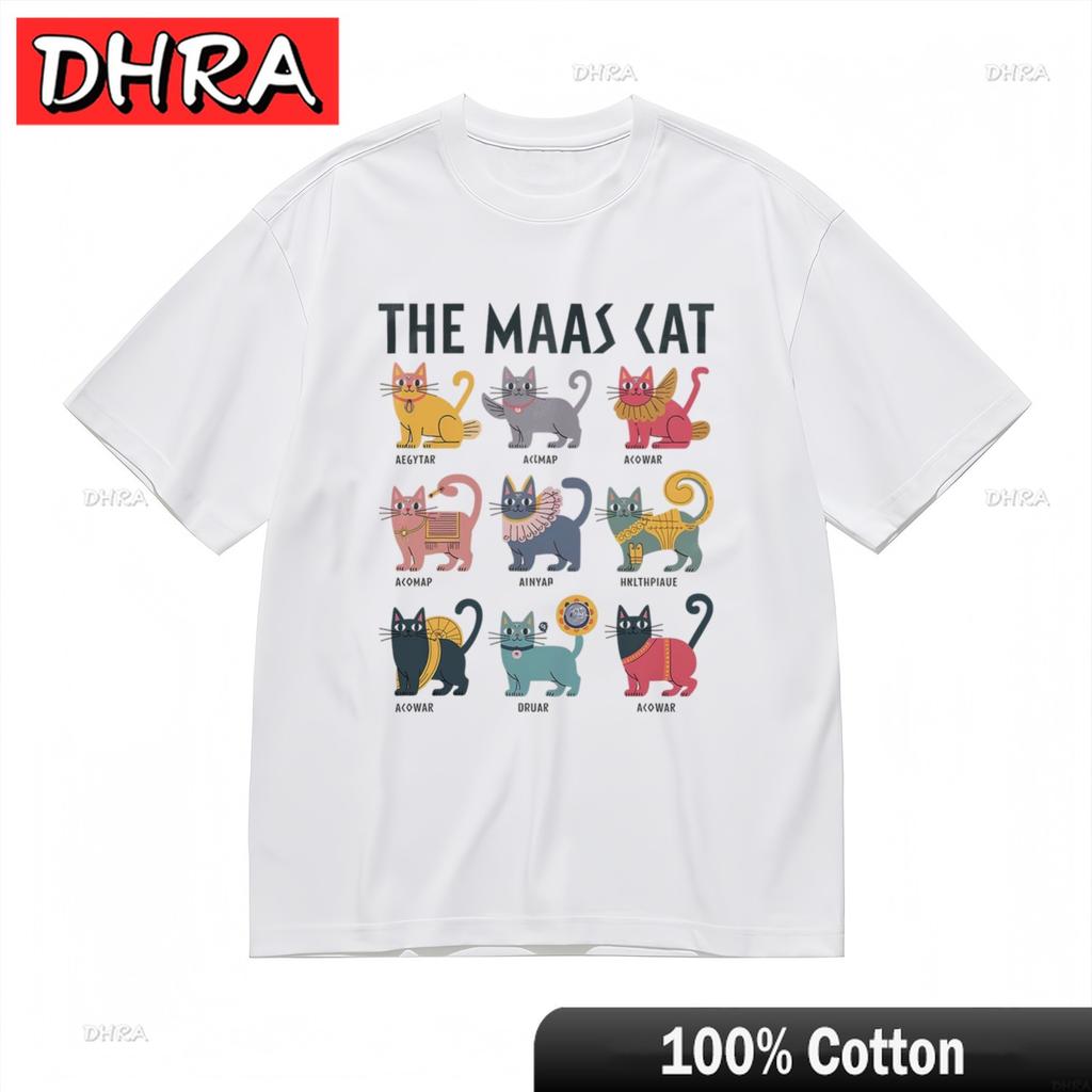 Womens Trend Classic TShirt Cat Collection Graphic Multi Style Art Tee Minimalist Y2K TShirts Tshirts Girls Camisetas Hombre