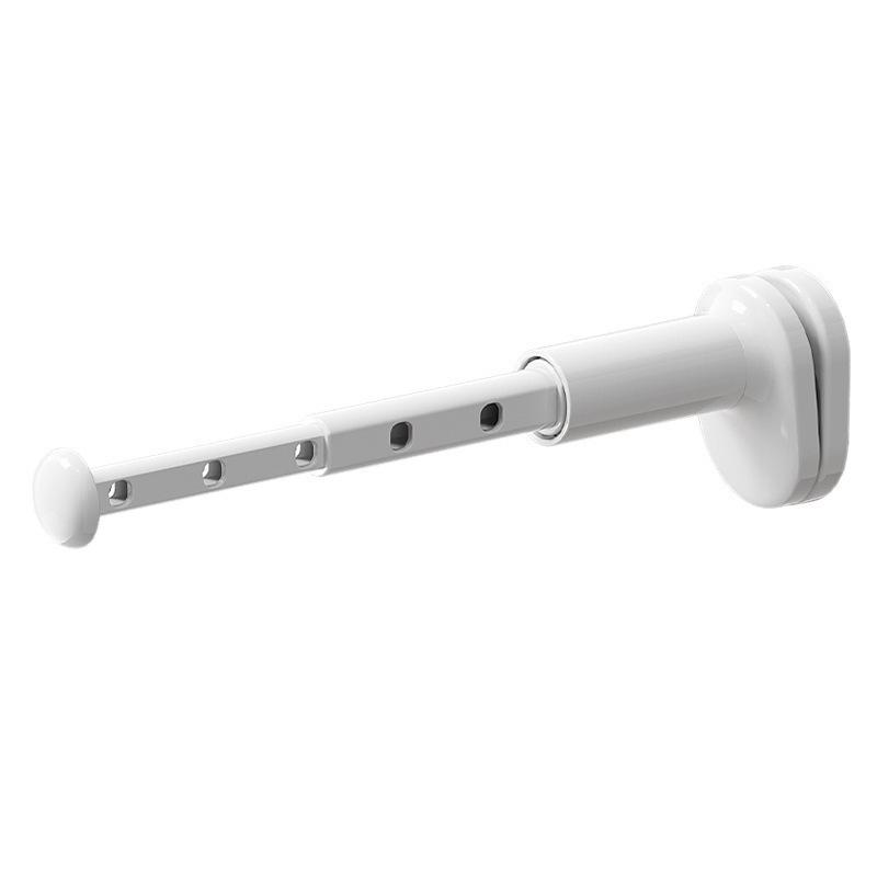 Retractable No-Drill Clothes Drying Rod - Multi-Functional Travel & Dorm Hanger