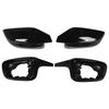 Rearview Mirror Cover Trim M3 G80 Style Bright Black Door Mirror Caps for 3 Series G20 LHD 2020 To 2024