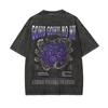 2026 Summer Hot Sale Anime One Piece GOMU GOMU NO MI Gum-Gum Fruit Washed T-Shirt Men Women Hip Hop Streetwear Oversized T-shirt
