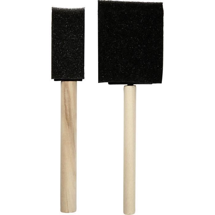 Short Wooden Handle with Quality Sponge Pad. Ref 10447