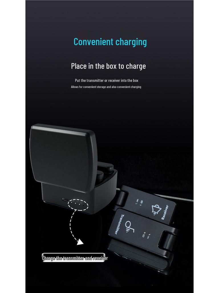 M-VAVE WP-8 Wireless Guitar Transmitter & Receiver System with Charging Case