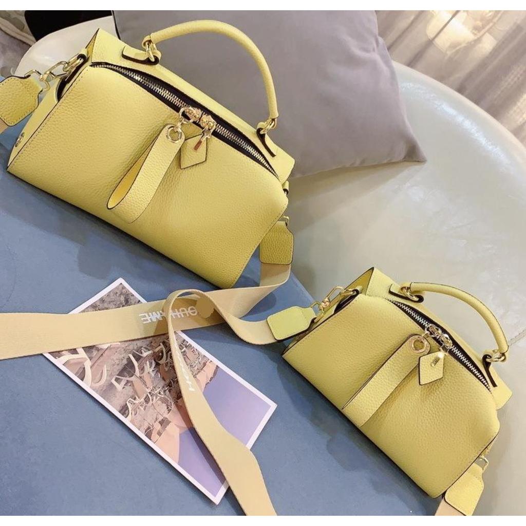 2026 Neue Damen-Tasche aus echtem Leder Quadratisch Western-Stil Kissen Vielseitig Mode Handtasche Schultertasche Grenzüberschreitend
